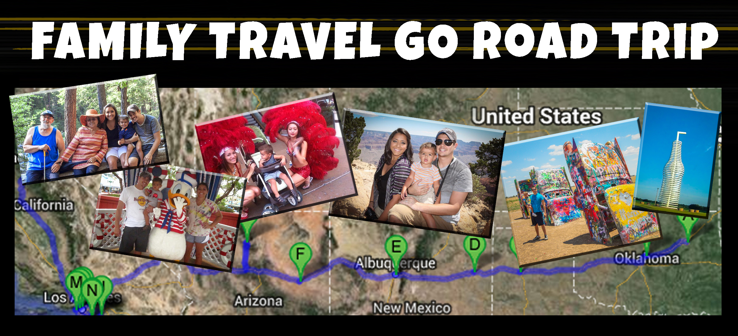 West Route 66 Road Trip Overview