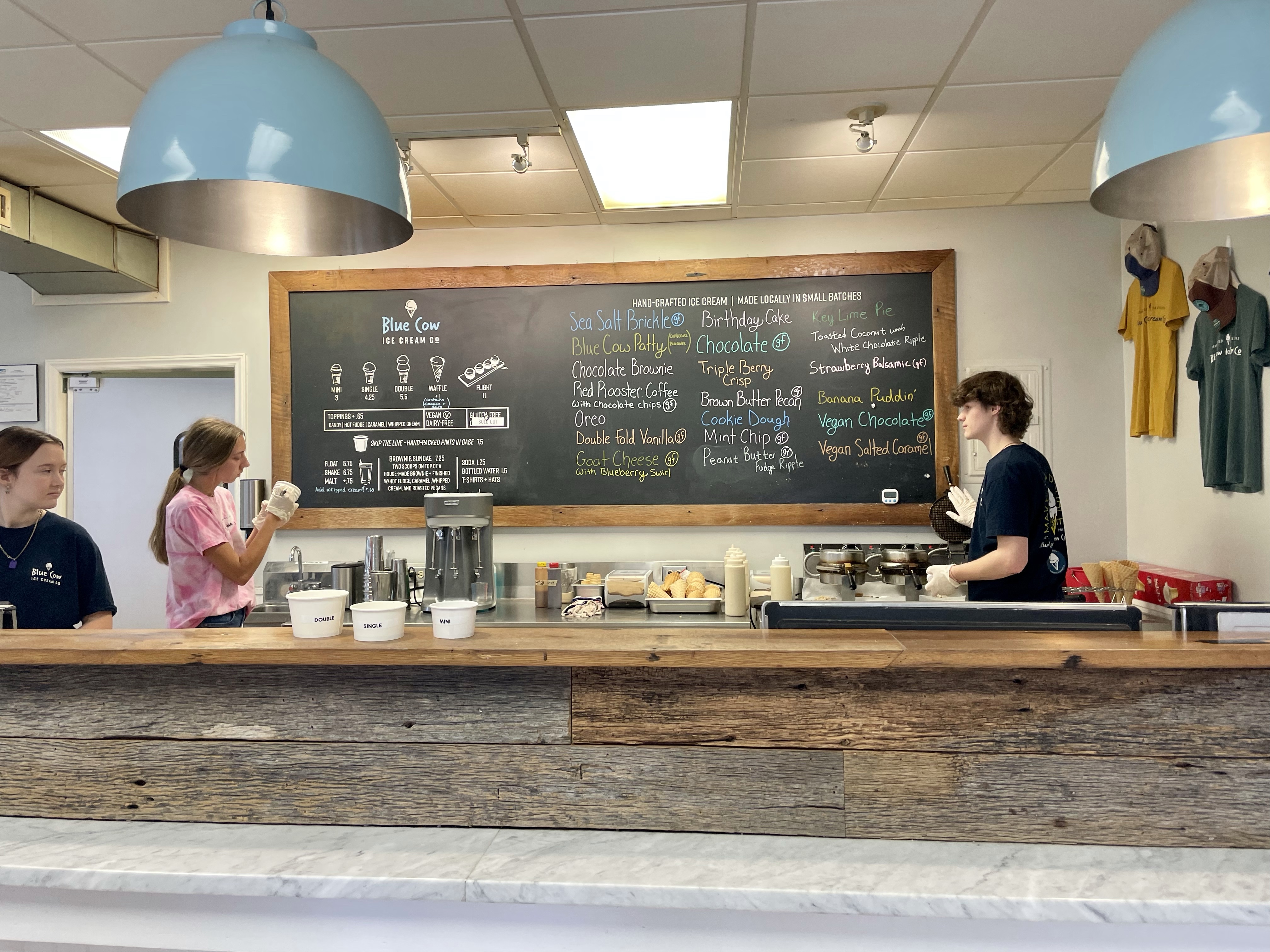 Blue Cow Ice Cream Co in Roanoke, Virginia